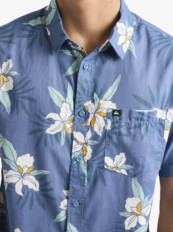 QUIKSILVER APEROCLASSFLOID UQYWT03107-BLQ6 SHIRT SHORT SLEEVE (M)