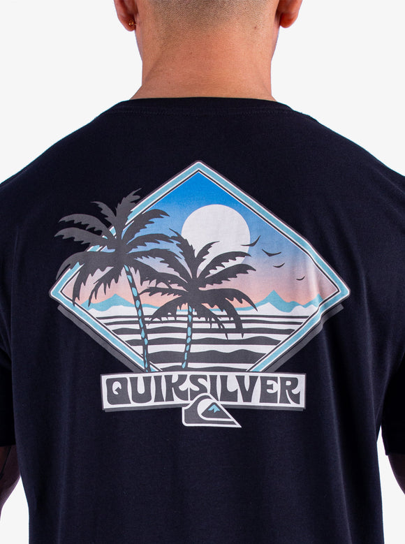 QUIKSILVER PALM SQUARE SS UQYZT05604-KVJ0 T-SHIRT SHORT SLEEVE (M)