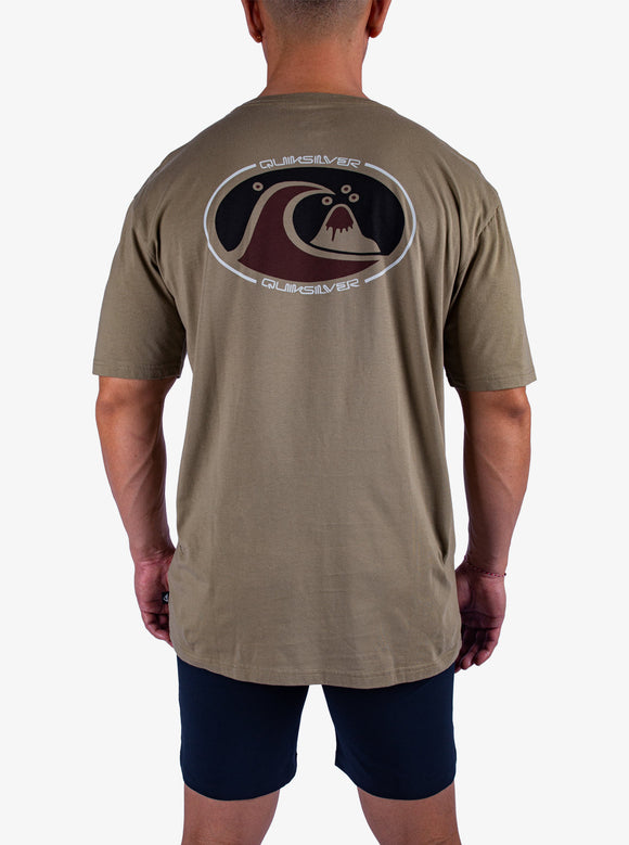 QUIKSILVER EV FLOWER CHAOS UQYZT05611-TMZ0 T-SHIRT SHORT SLEEVE (M)