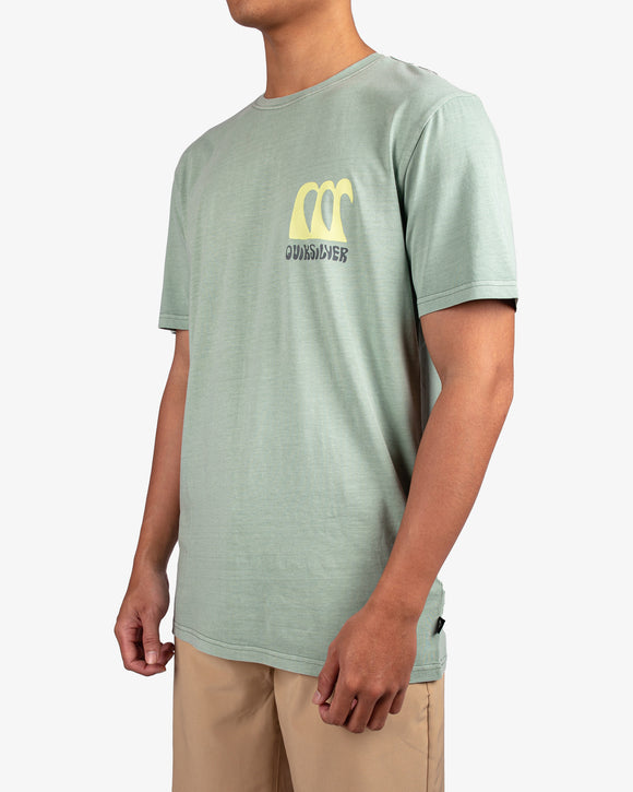 QUIKSILVER TROPICAL FLOW UQYZT05700-GGV0 T-SHIRT SHORT SLEEVE (M)