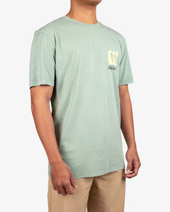 QUIKSILVER TROPICAL FLOW UQYZT05700-GGV0 T-SHIRT SHORT SLEEVE (M)