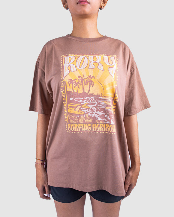 ROXY SUNNY BEACH ID URJZT03910-CZU0 T-SHIRT SHORT SLEEVE (W)