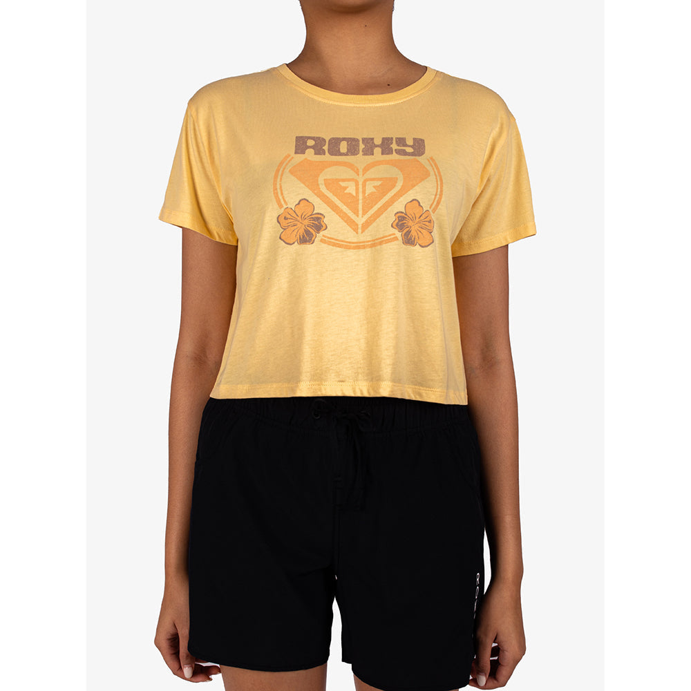 ROXY BIG HEART ID URJZT03975-YEG0 T-SHIRT SHORT SLEEVE (W) | Sonee