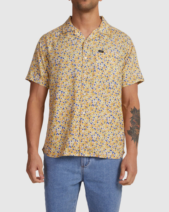 RVCA GROUND COVER SS UVYWT00142-NEZ0 SHIRT SHORT SLEEVE (M)