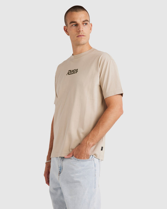RVCA ROVER SS TEE VALOCM121-SLK T-SHIRT SHORT SLEEVE (M)