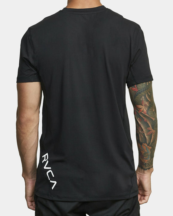 RVCA SPORT V V9021RSV-BLK T-SHIRT SHORT SLEEVE (M)