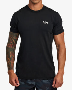 RVCA SPORT V V9021RSV-BLK T-SHIRT SHORT SLEEVE (M)