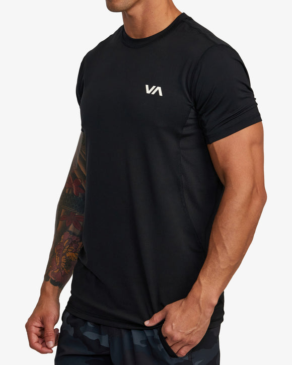 RVCA SPORT V V9021RSV-BLK T-SHIRT SHORT SLEEVE (M)