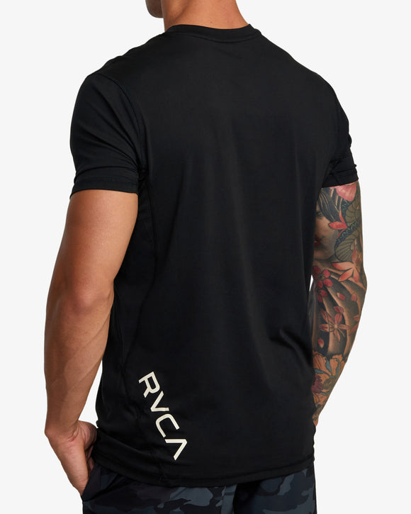 RVCA SPORT V V9021RSV-BLK T-SHIRT SHORT SLEEVE (M)