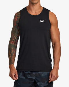 RVCA SPORT VENT SL V9031RST-BLK T-SHIRT SHORT SLEEVE (M)