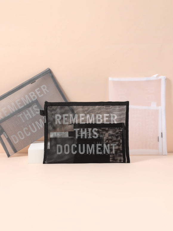 MINISO FILE POCKERT ( 2PCS ) 0400011551 STATIONERY ORGANIZER