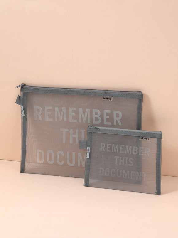 MINISO FILE POCKERT ( 2PCS ) 0400011551 STATIONERY ORGANIZER