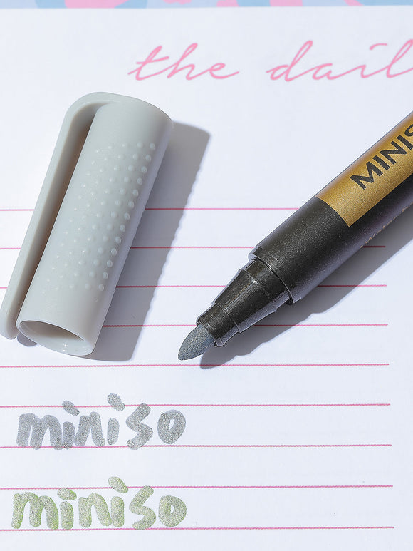 MINISO WATER BASED METALLIC MARKER (SILVER) 0400024562 MARKER