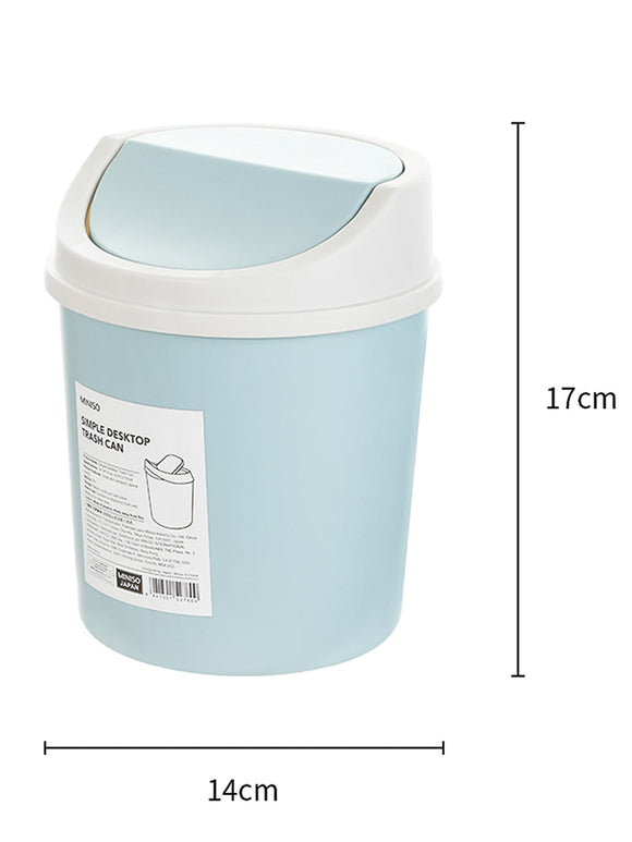 MINISO SIMPLE DESKTOP TRASH CAN 2006946810107 DESK STORAGE