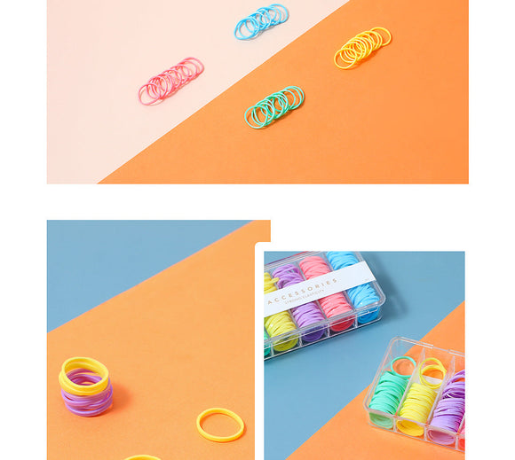 MINISO DISPOSABLE SMALL RUBBER BAND,150 ( ASSORTED ) 2007142810106 DISPOSABLE RUBBER BAND