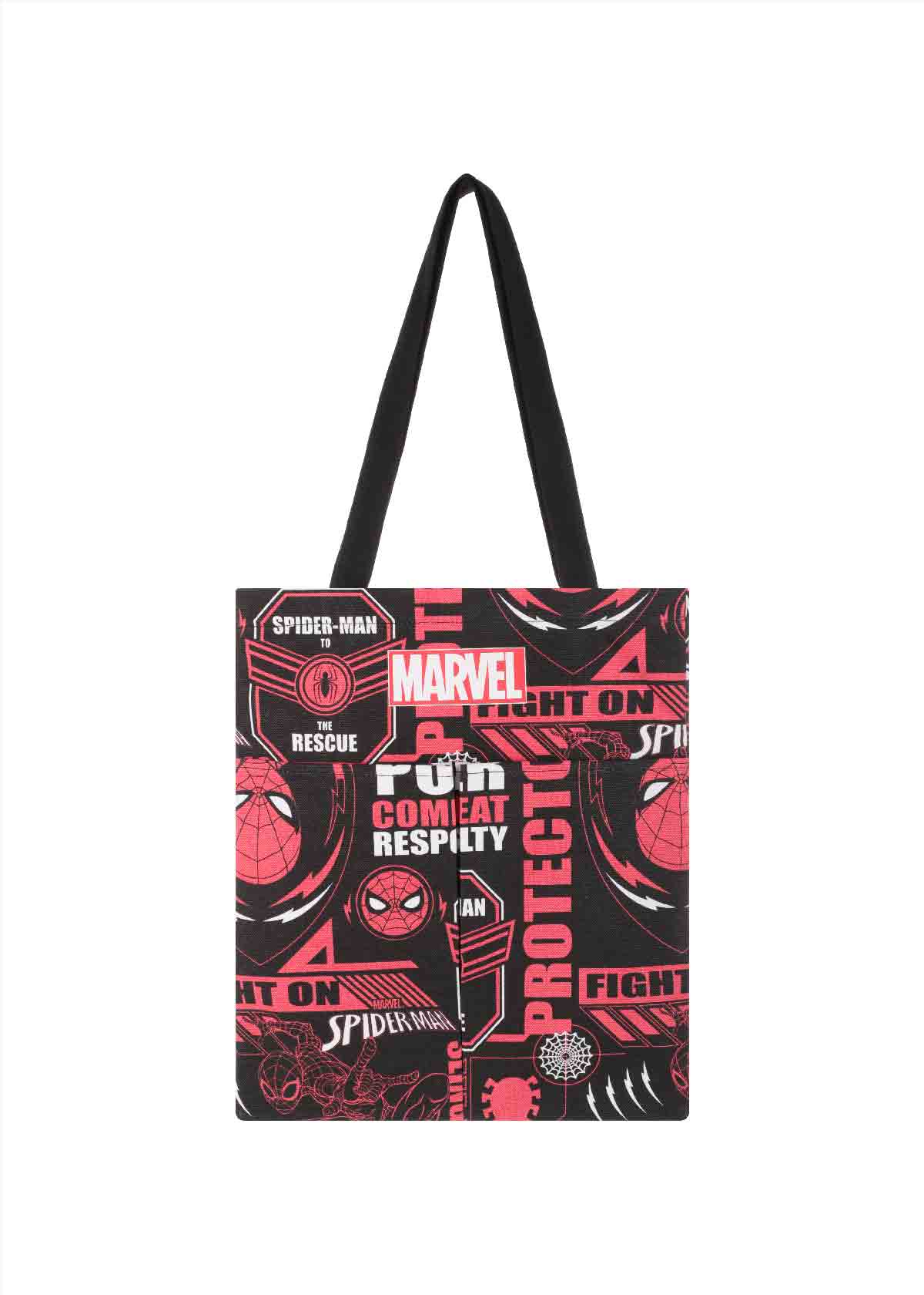 MINISO Cotton Canvas Marvel Shoulder Tote Bag with Large Capacity for Women  (White and Grey) : : Shoes & Handbags