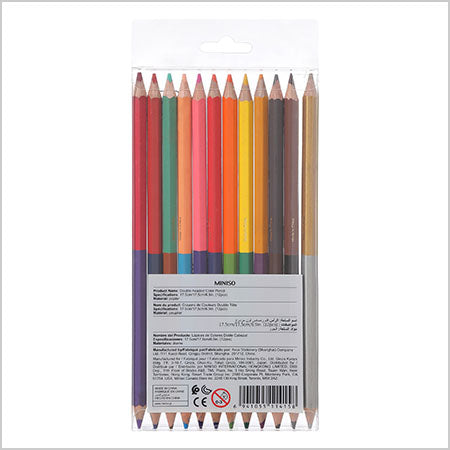 MINISO DOUBLE-HEADED COLOR PENCIL 2007732210101 COLORED PENCIL