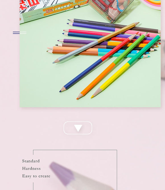MINISO DOUBLE-HEADED COLOR PENCIL 2007732210101 COLORED PENCIL