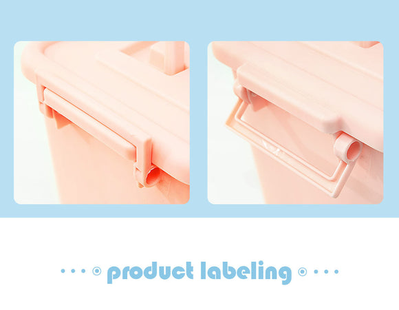 MINISO STORAGE BOX(PINK) 2008103511100 SUNDRIES STORAGE