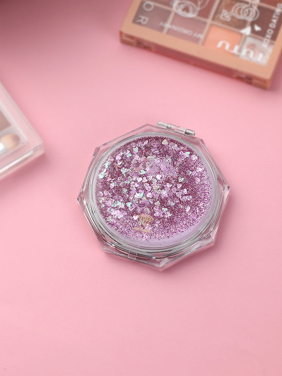 MINISO ILLUSION COLLECTION GLITTERING PORTABLE MIRROR 2010217010103 PORTABLE MIRROR