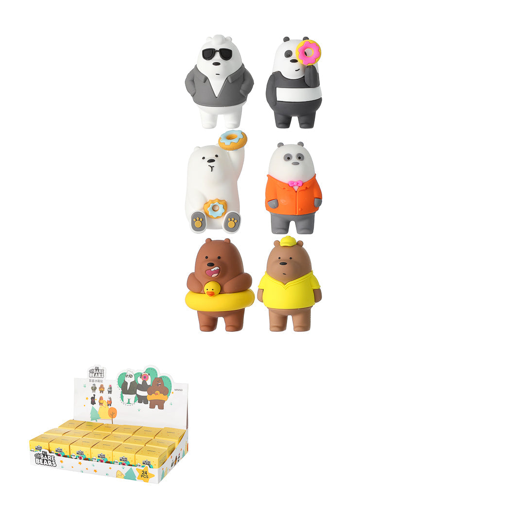 Miniso - Magnet frigo Grizzly Miniso We Bare Bears - Animaux - Rue