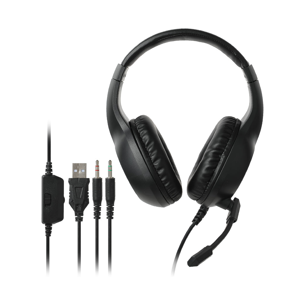 MINISO RGB GAMING HEADSET HEAVY BASS MODEL H05 BLACK