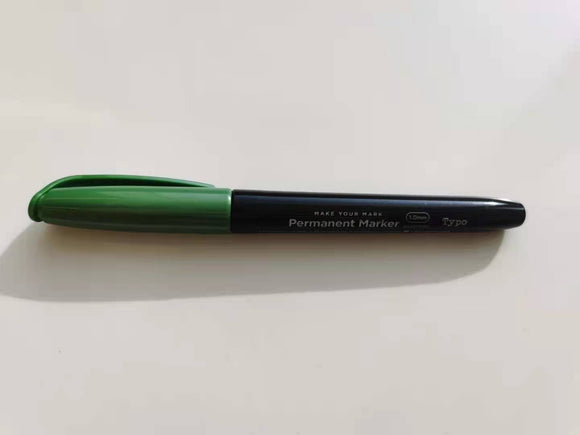 MINISO 1.0MM THICK BARREL METALLIC MARKER (GREEN) 2010303513105 MARKER
