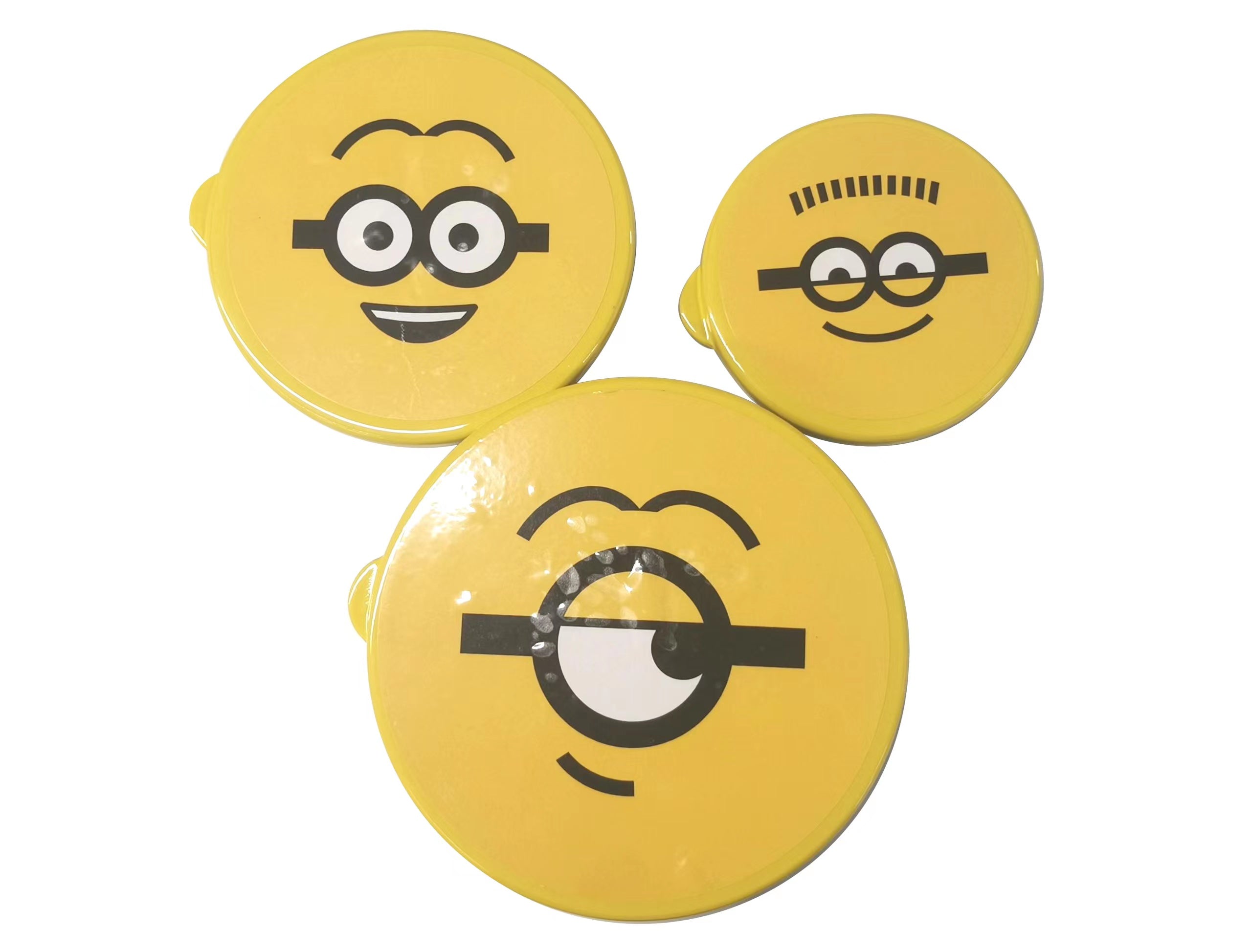 MINISO MINIONS COLLECTION FOOD STORAGE BOX (3 PCS) (YELLOW) 2014111610100 FOOD CONTAINER