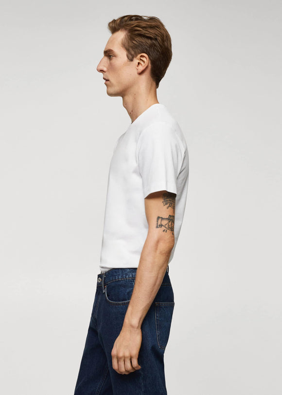 MANGO CHERLO 67040647-01 MANGO MAN T-SHIRT SHORT SLEEVE