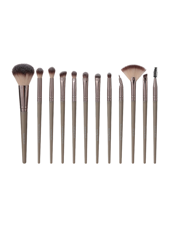 MINISO PREMIUM CLASSIC MAKEUP BRUSH SET ( 12 PCS ) ( GOLDEN ) 2010531610102 MAKEUP BRUSH