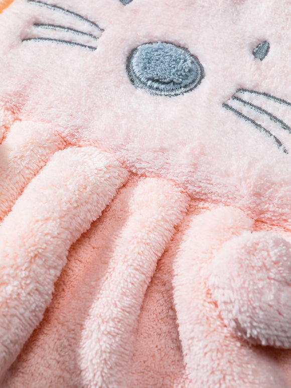 MINISO CUTE ANIMALS SERIES HAND TOWEL(PINK) 2010607111106 HAND TOWEL