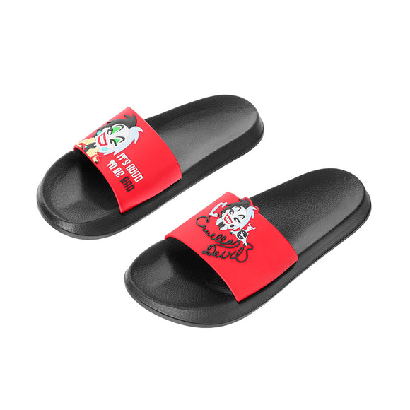 MINISO DISNEY VILLAINS COLLECTION FASHION SLIPPERS (CRUELLA DE VIL,35-36) 2012681612128 FASHIONABLE SLIPPERS