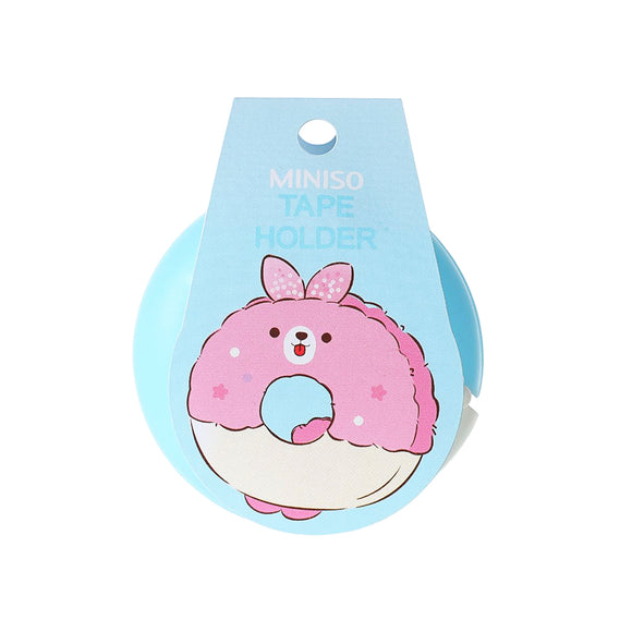 MINISO MINI FAMILY SWEETHEART BUNNY SERIES DONUT TAPE HOLDER WITH ADHESIVE TAPE(BLUE) 2013390111100 STATIONERY
