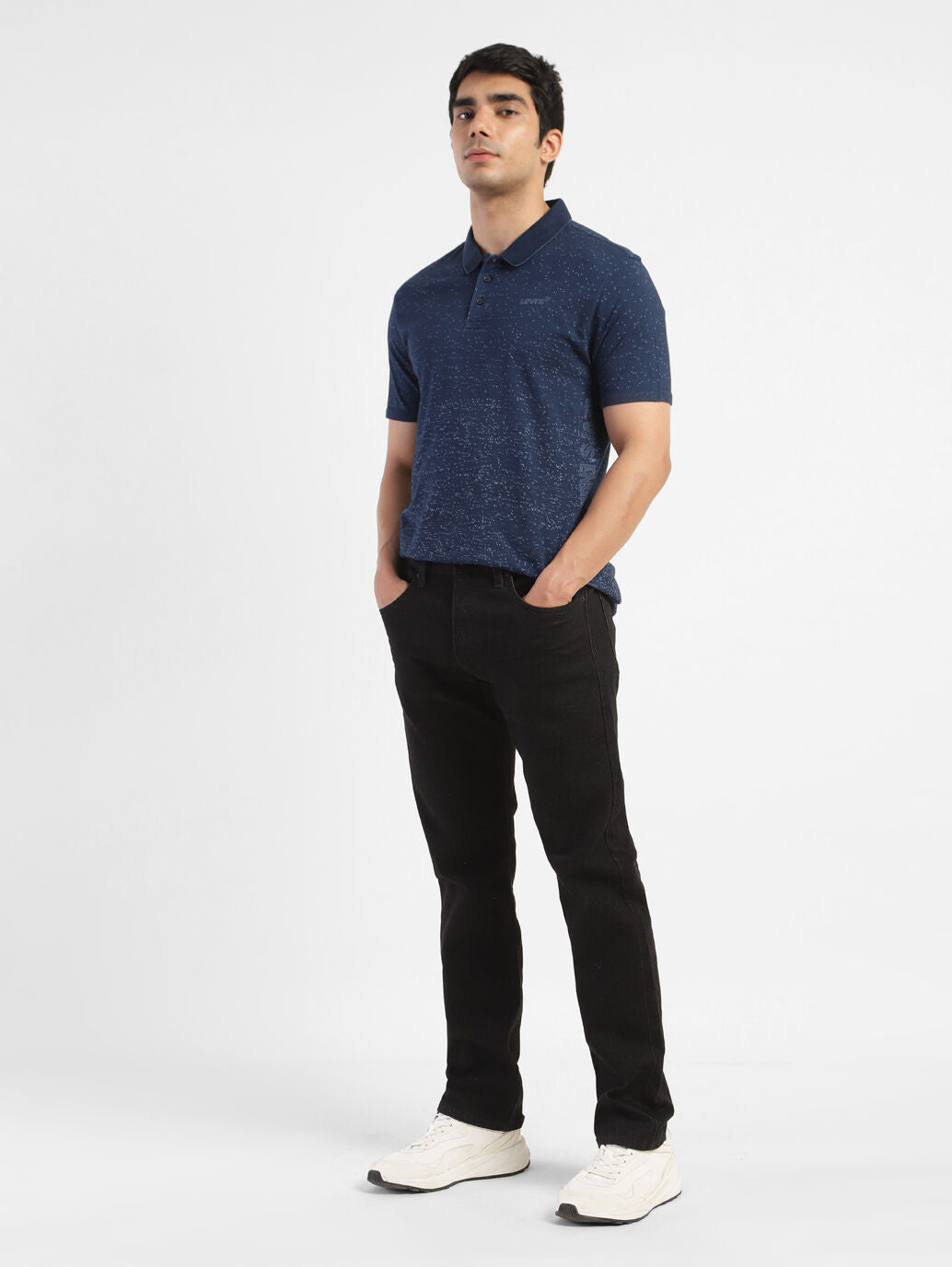 LEVIS GRADIENT SEAMLESS POLO A4066-0000 POLO T-SHIRT (M) | Sonee