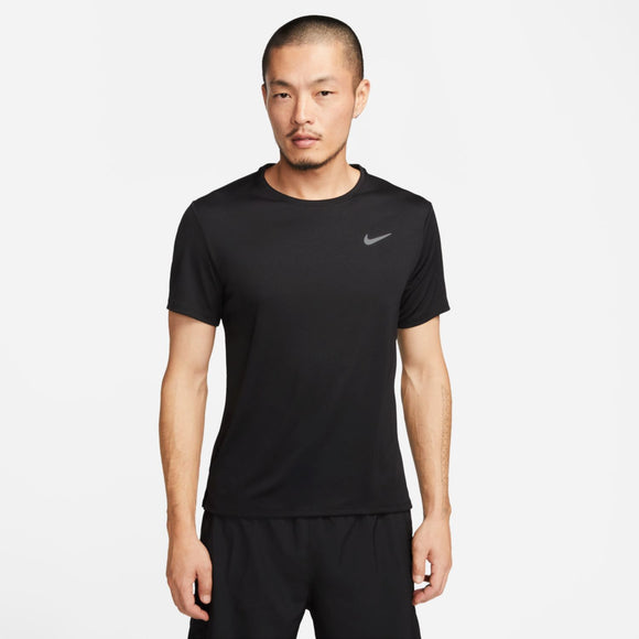 NIKE AS MDF UV MILER SS DV9316-010 T-SHIRT SHORT SLEEVE RUNNING (M)