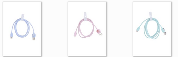 MINISO WE BARE BEARS-FAST CHARGE DATA CABLE, GRIZZLY 2008117410109 CHARGING CABLE WITH LIGHTNING CONNECTOR