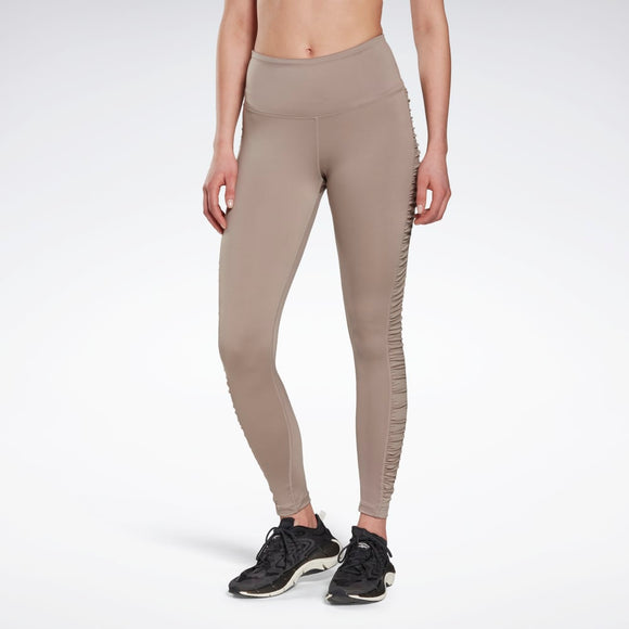 REEBOK S RUCHED HR TIGHT H56371 TIGHT FULL LENGTH RUNNING (W)