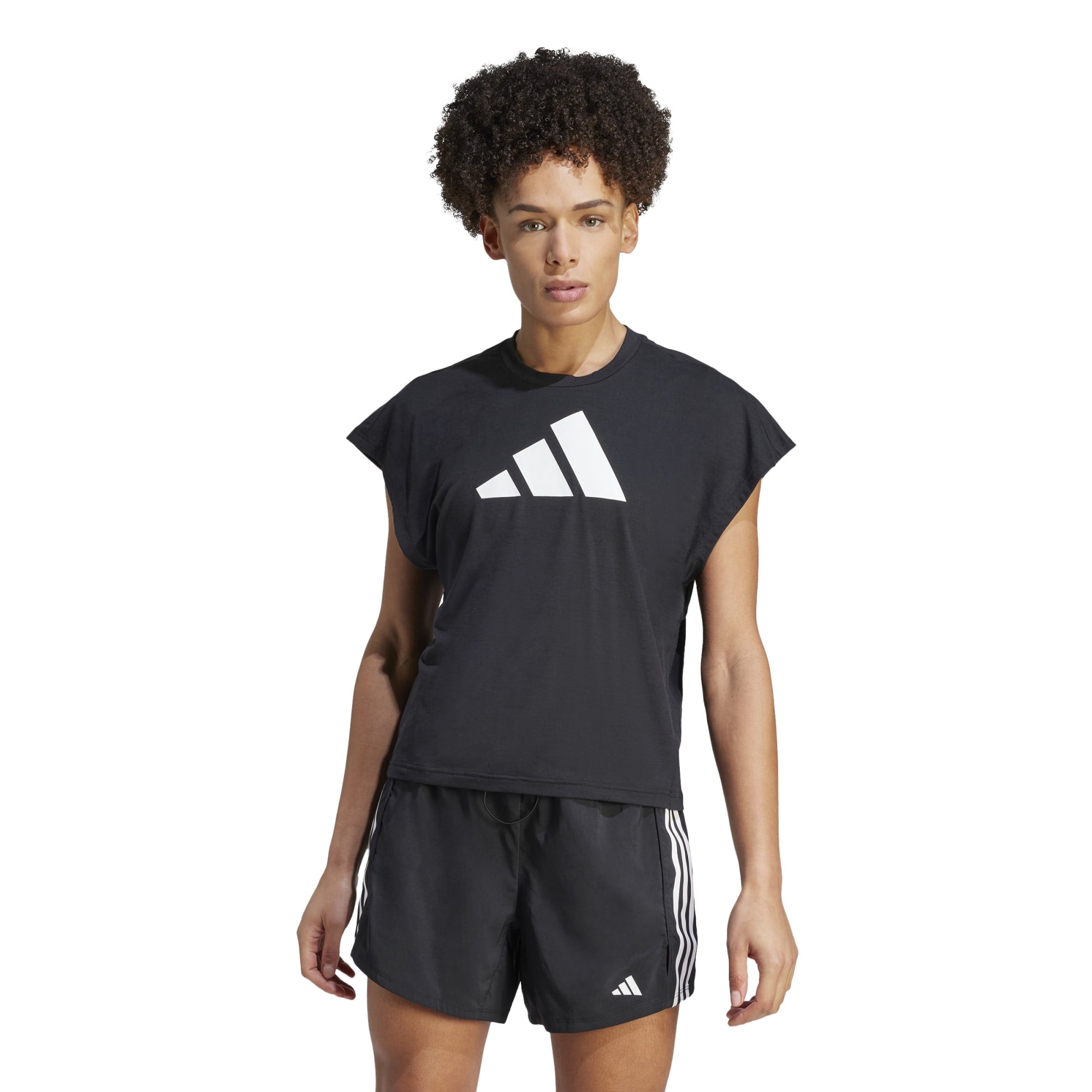 ADIDAS TI LOGO T HY9258 TOP SHORT SLEEVE TRAINING (W