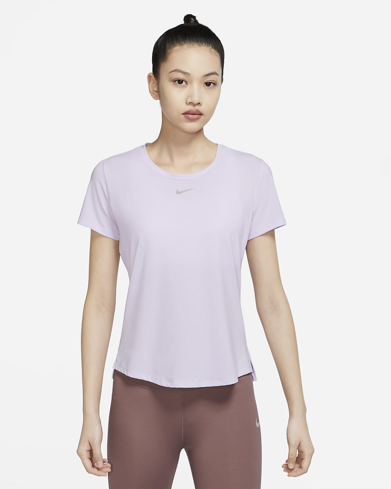 Women's DRI-FIT UV One Luxe Standard-Fit Short-Sleeve Top (100