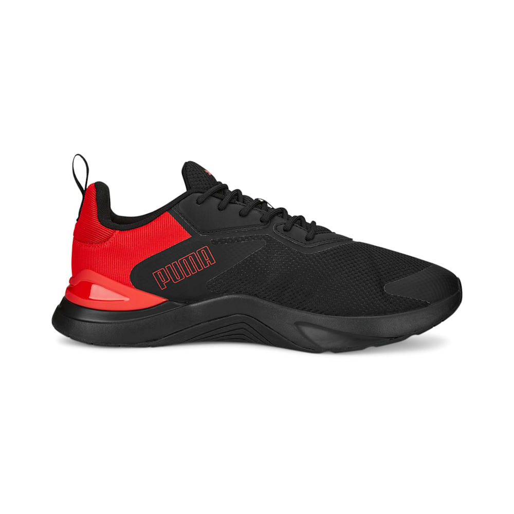 RED Sonee PUMA SHOES ALL BLACK-FOR (M) RUNNING 37789306 Sports | TIME INFUSION