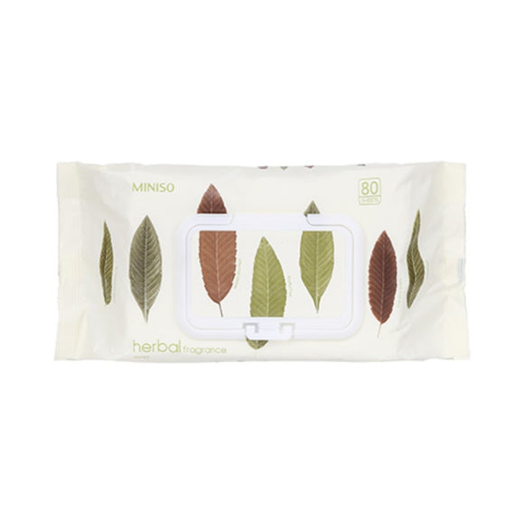 MINISO HERBAL FRAGRANCE WIPES 0200016541 WET WIPES