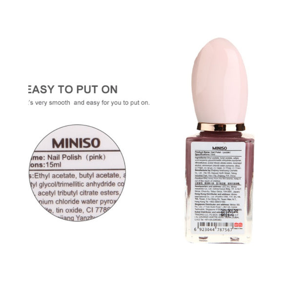 MINISO NAIL POLISH ( PURPLE ) 0200024694 NAIL POLISHER