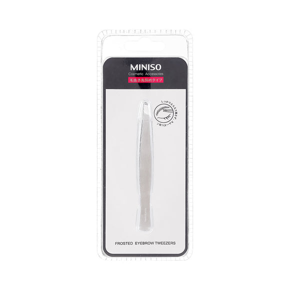MINISO EYEBROW TWEEZER(SILVER) 0200025481 EYEBROW TWEEZERS/EYEBROW SCISSORS