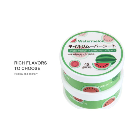 MINISO NAIL POLISH CLEANSING WIPES (WATERMELON FRAGRANCE) 0200027684 NAIL POLISH REMOVER