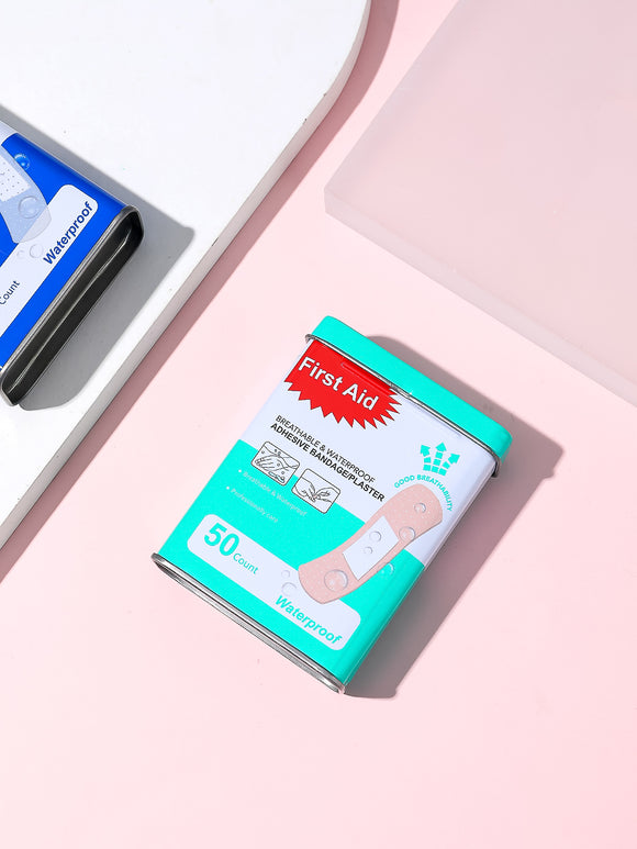 MINISO BREATHABLE WATERPROOF BANDAGE PACK ( 50 COUNT ) ( NUDE COLOR ) 0200048211 BAND-AIDS