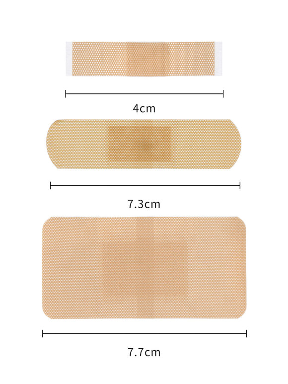 MINISO BREATHABLE WATERPROOF BANDAGE PACK ( 50 COUNT ) ( NUDE COLOR ) 0200048211 BAND-AIDS