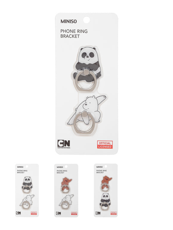 MINISO WE BARE BEARS RING BRACKET 2 PACK 0500019671 ELECTRONICS & ELECTRICAL APPLIANCES