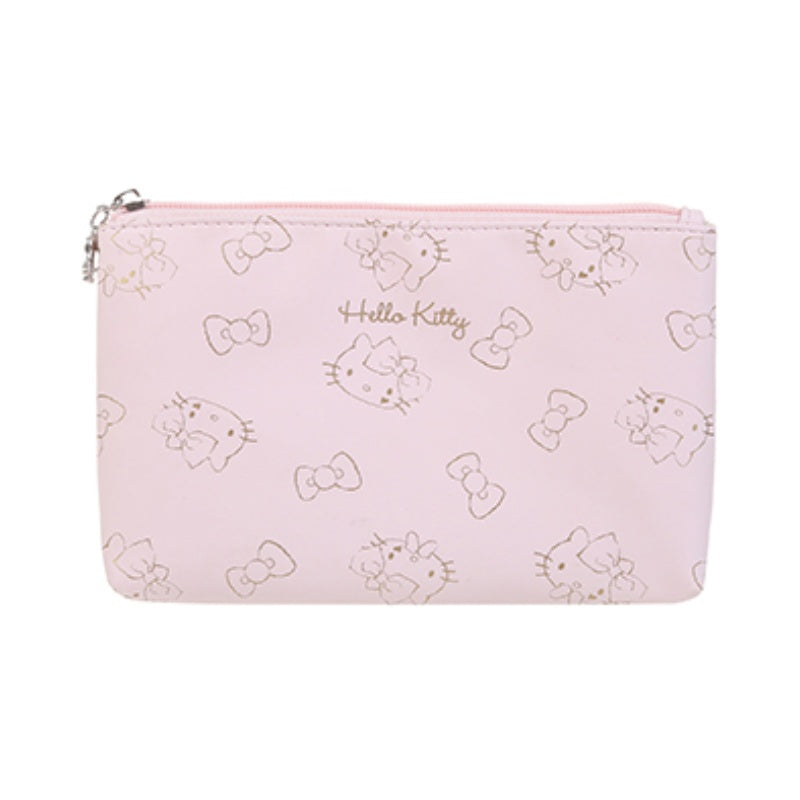 MINISO HELLO KITTY TRAPEZOIDAL MAKEUP BAG (PINK) 0800027751 COSMETIC BAG