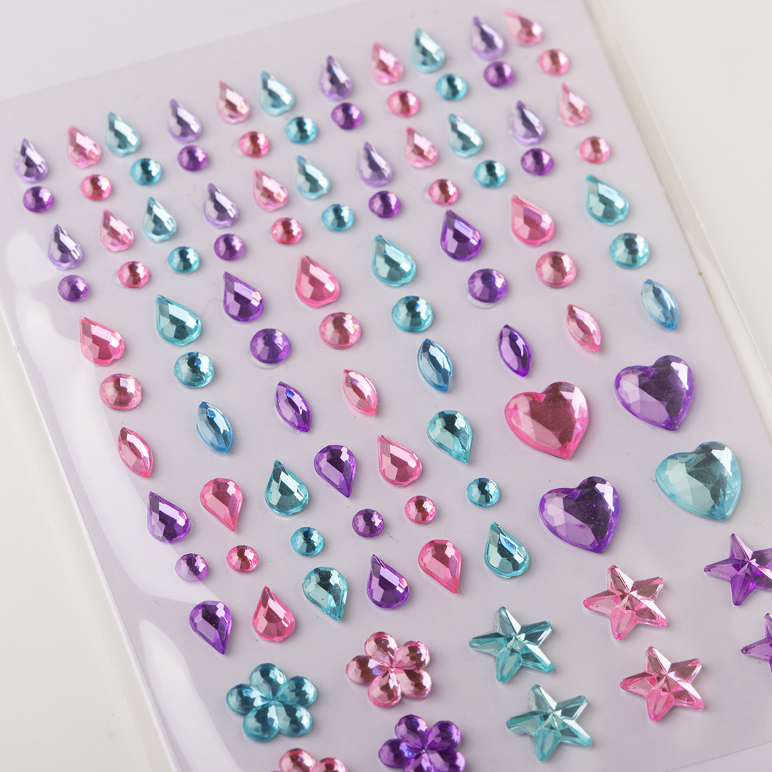 MINISO ILLUSION COLLECTION GEM STICKERS (3TYPES)(A) 2010252312101 CREATIVE DIY