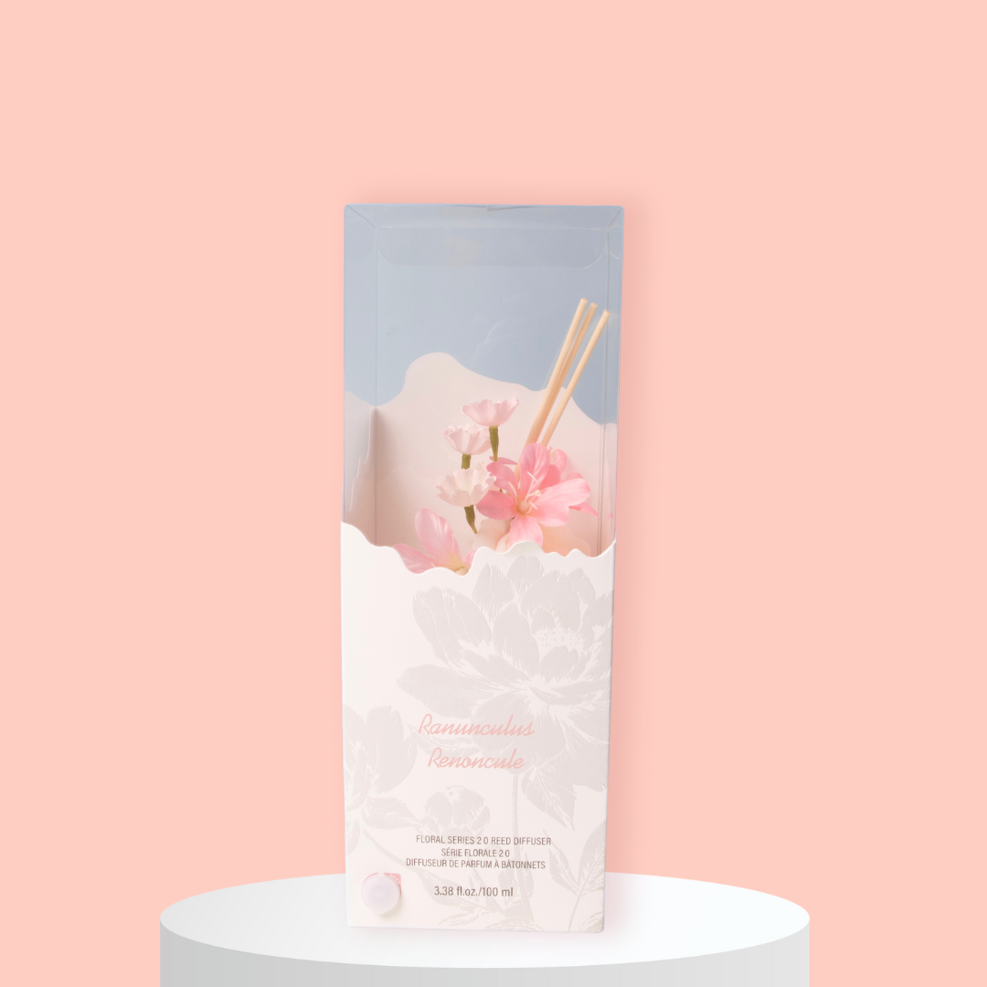 MINISO FLORAL SERIES 2.0 REED DIFFUSER(RANUNCULUS,100ML) 2015652310108 SCENT DIFFUSER